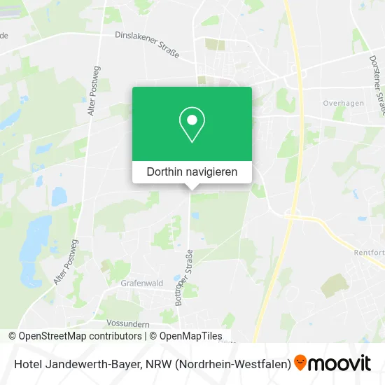 Hotel Jandewerth-Bayer Karte