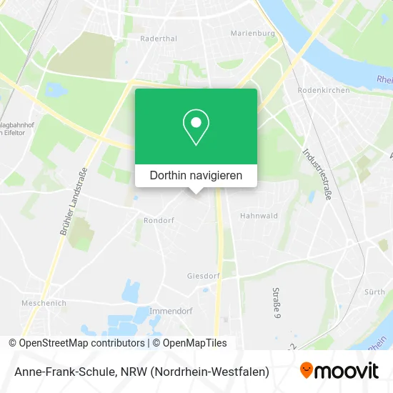 Anne-Frank-Schule Karte