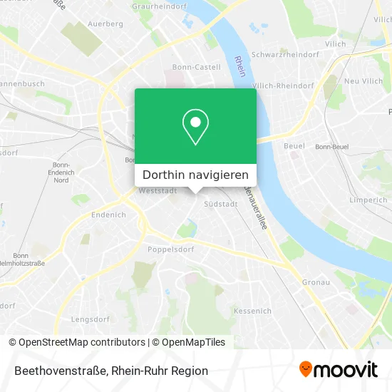 Beethovenstraße Karte