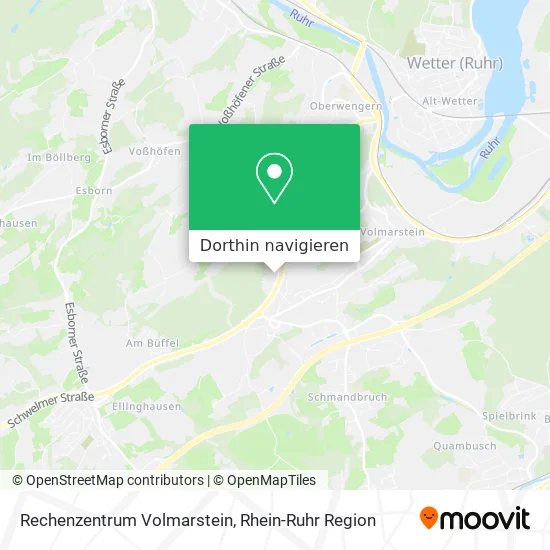 Rechenzentrum Volmarstein Karte