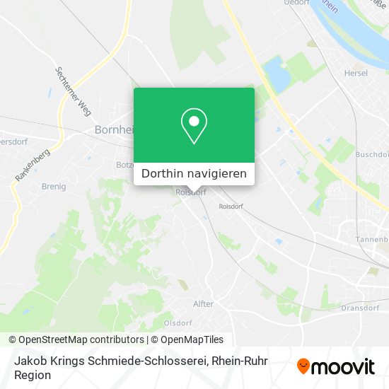 Jakob Krings Schmiede-Schlosserei Karte