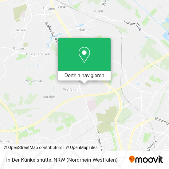 In Der Künkelshütte Karte