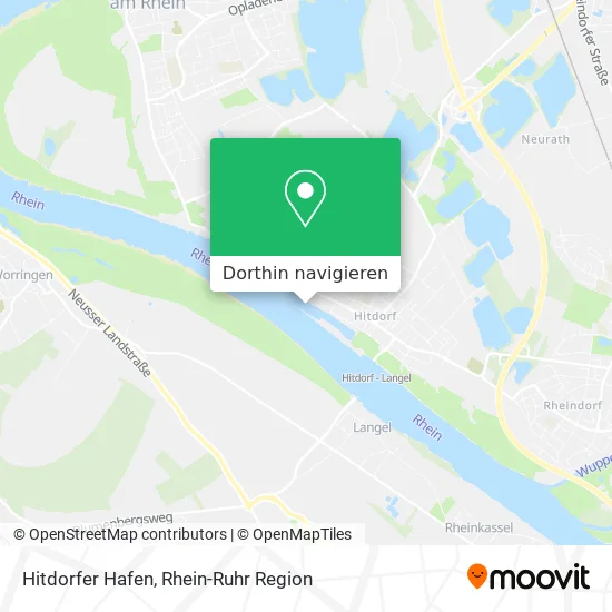 Hitdorfer Hafen Karte