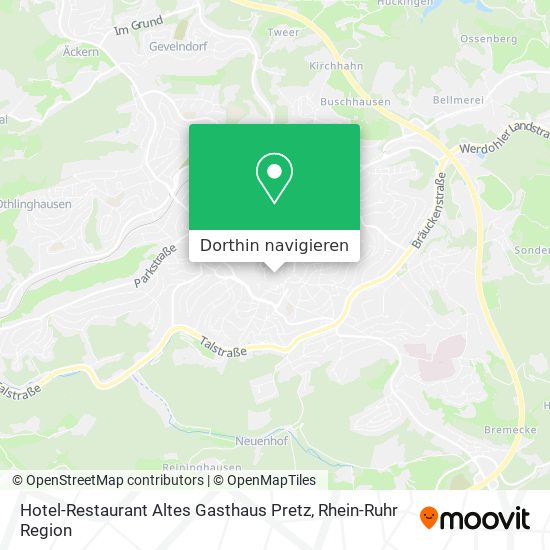 Hotel-Restaurant Altes Gasthaus Pretz Karte