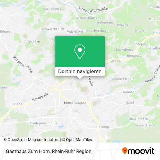 Gasthaus Zum Horn Karte