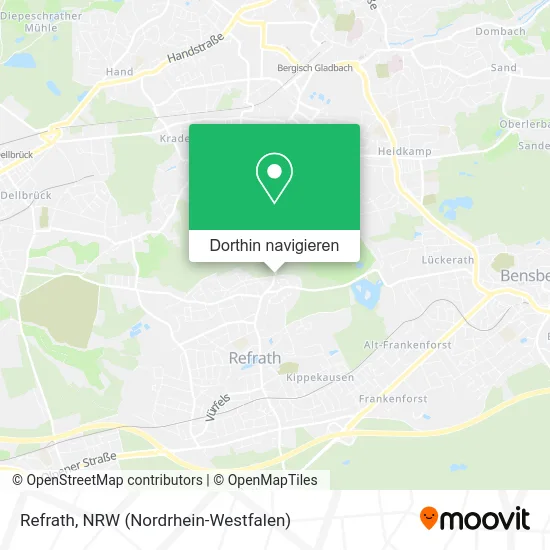 Refrath Karte