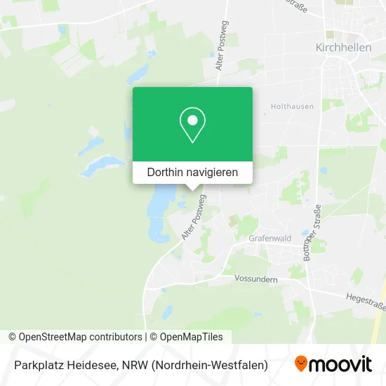Parkplatz Heidesee Karte