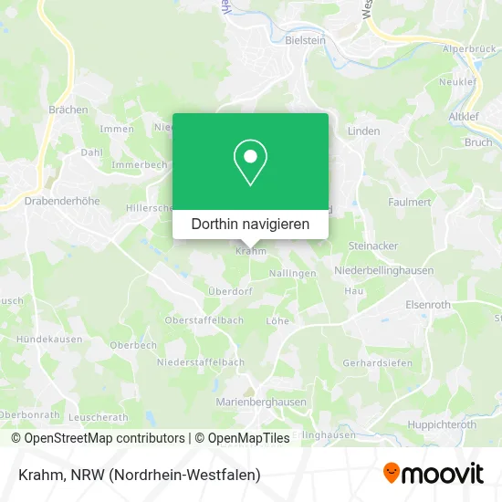 Krahm Karte