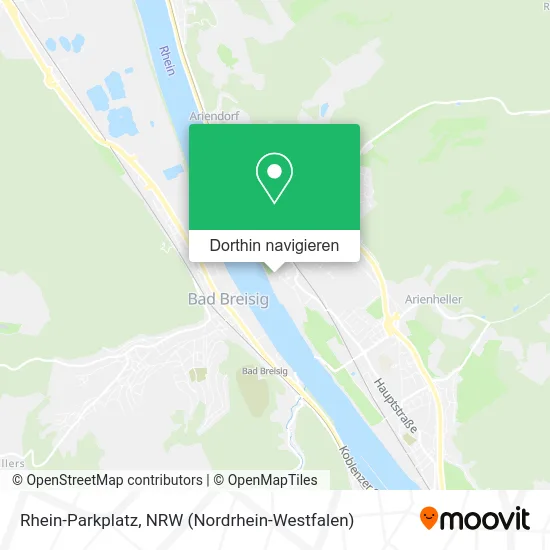 Rhein-Parkplatz Karte