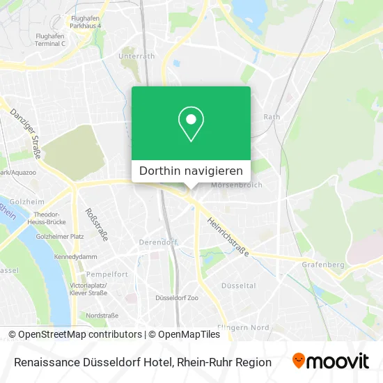 Renaissance Düsseldorf Hotel Karte