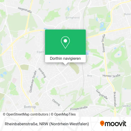 Rheinbabenstraße Karte