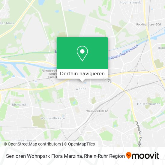 Senioren Wohnpark Flora Marzina Karte