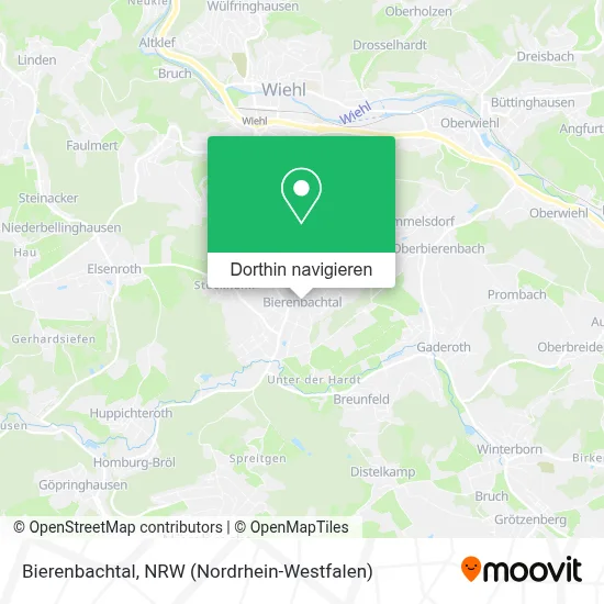 Bierenbachtal Karte