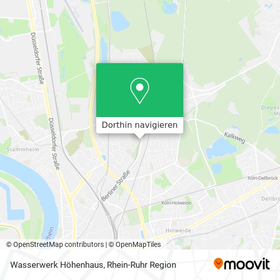 Wasserwerk Höhenhaus Karte