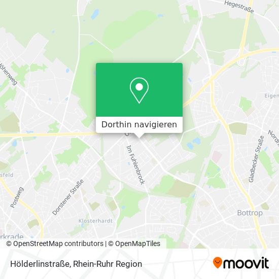 Hölderlinstraße Karte