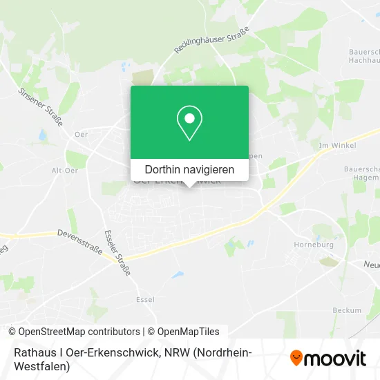 Rathaus I Oer-Erkenschwick Karte