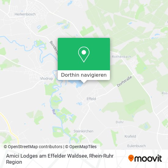 Amici Lodges am Effelder Waldsee Karte
