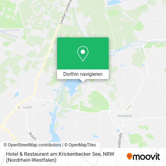Hotel & Restaurant am Krickenbecker See Karte