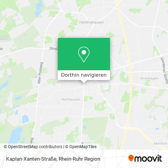 Kaplan-Xanten-Straße Karte