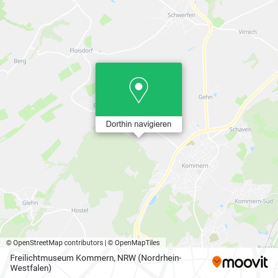 Freilichtmuseum Kommern Karte