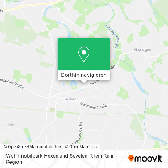 Wohnmobilpark Hexenland-Sevelen Karte