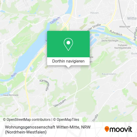 Wohnungsgenossenschaft Witten-Mitte Karte