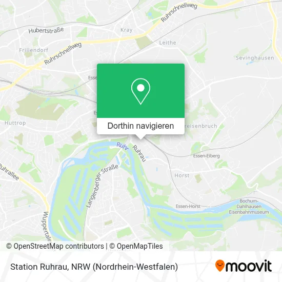 Station Ruhrau Karte