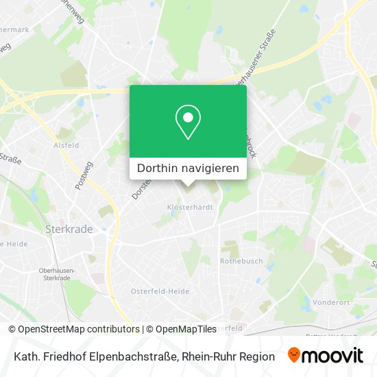 Kath. Friedhof Elpenbachstraße Karte