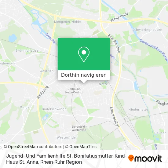Jugend- Und Familienhilfe St. Bonifatiusmutter-Kind-Haus St. Anna Karte