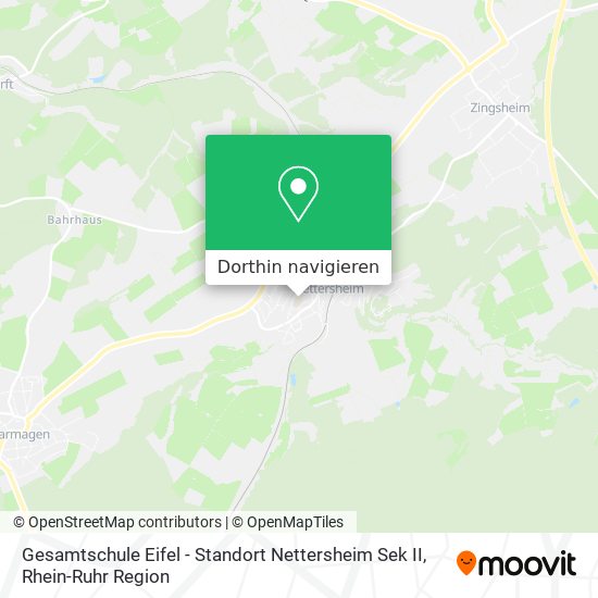 Gesamtschule Eifel - Standort Nettersheim Sek II Karte