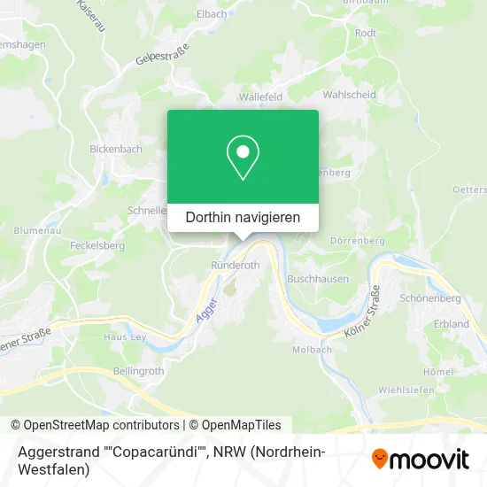 Aggerstrand "Copacaründi" Karte