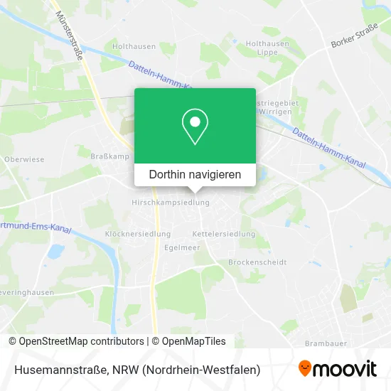 Husemannstraße Karte