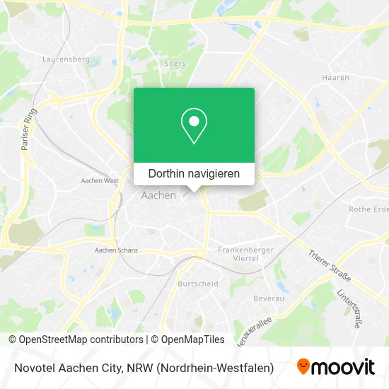 Novotel Aachen City Karte