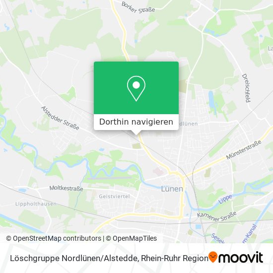 Löschgruppe Nordlünen/Alstedde Karte