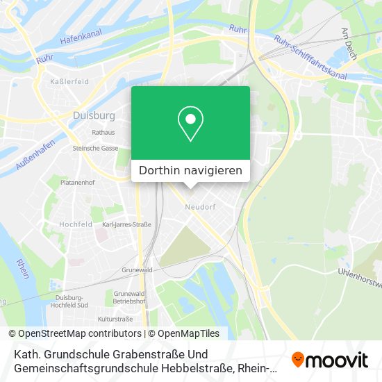 Kath. Grundschule Grabenstraße Und Gemeinschaftsgrundschule Hebbelstraße Karte