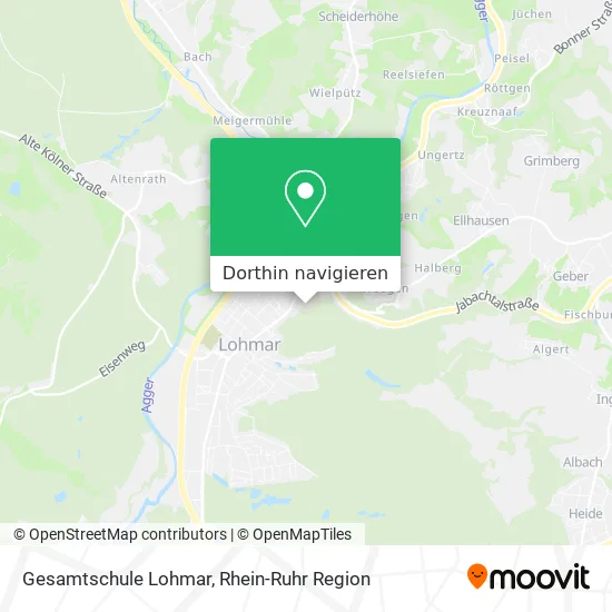 Gesamtschule Lohmar Karte