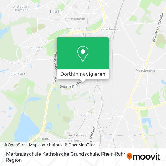 Martinusschule Katholische Grundschule Karte