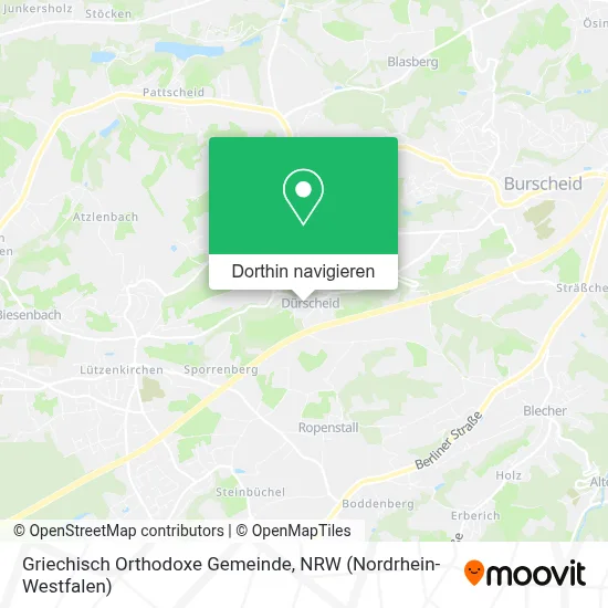 Griechisch Orthodoxe Gemeinde Karte