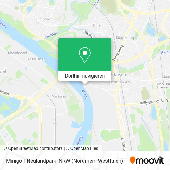 Minigolf Neulandpark Karte