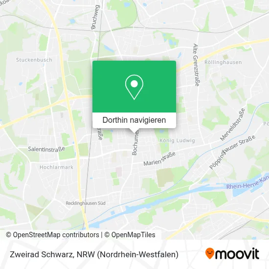 Zweirad Schwarz Karte