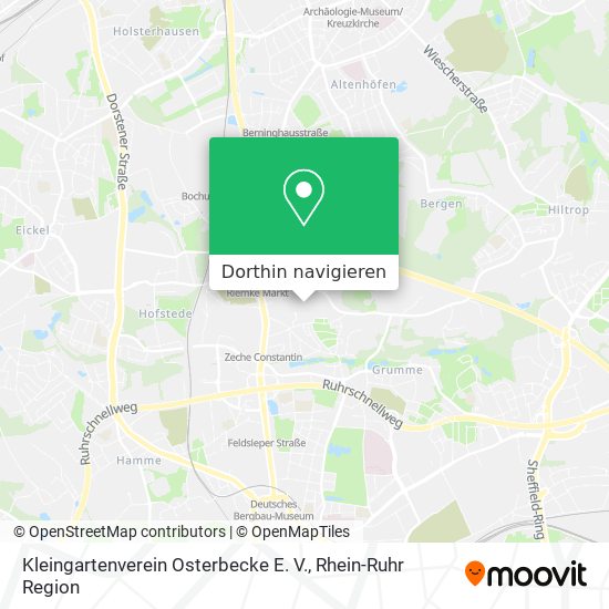 Kleingartenverein Osterbecke E. V. Karte