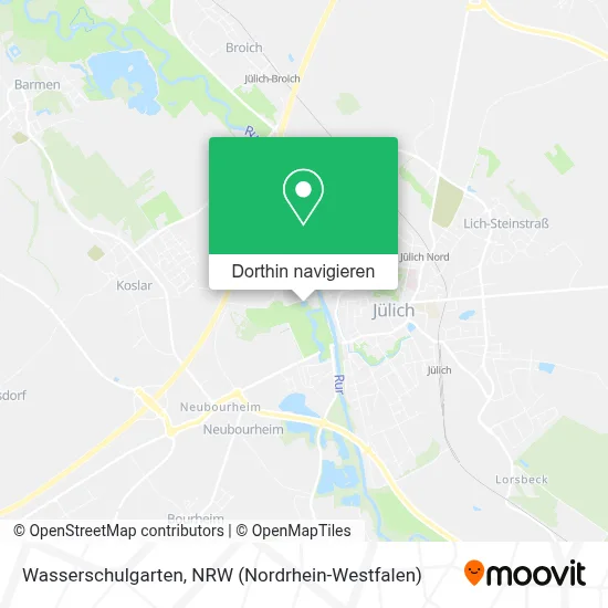 Wasserschulgarten Karte