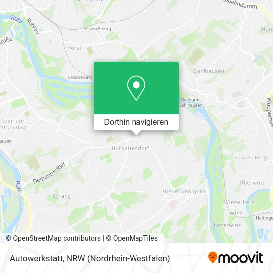 Autowerkstatt Karte