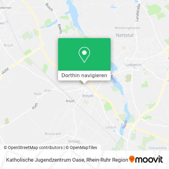 Katholische Jugendzentrum Oase Karte