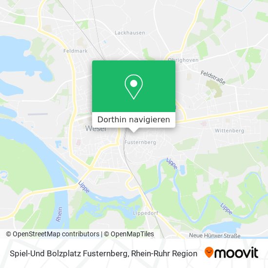 Spiel-Und Bolzplatz Fusternberg Karte