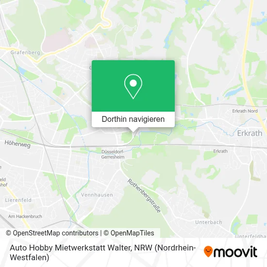 Auto Hobby Mietwerkstatt Walter Karte