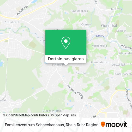 Familienzentrum Schneckenhaus Karte