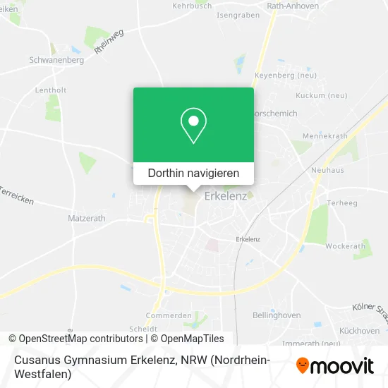 Cusanus Gymnasium Erkelenz Karte