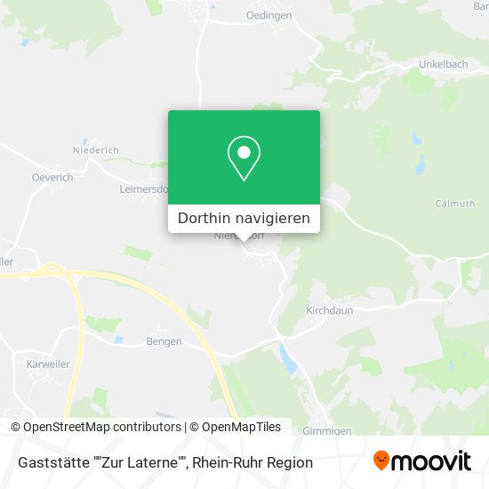 Gaststätte ""Zur Laterne"" Karte