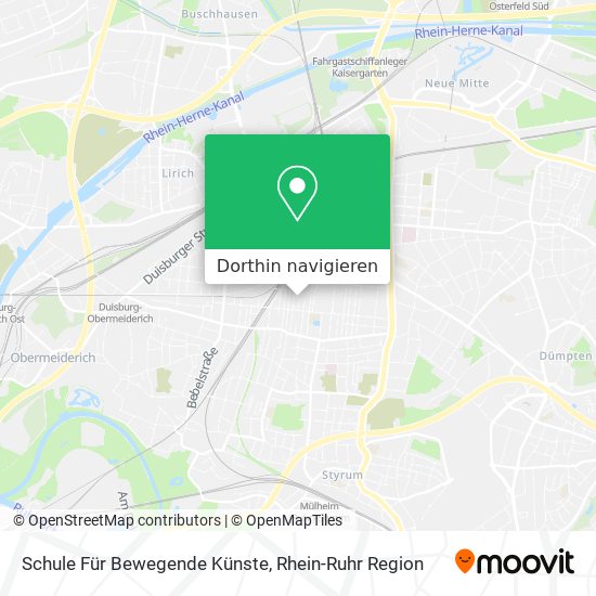 Schule Für Bewegende Künste Karte